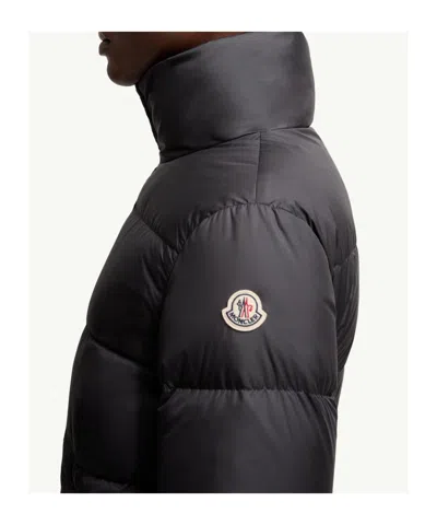 Moncler Brossette Short Down Jacket In Black