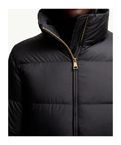 Moncler Brossette Short Down Jacket In Black