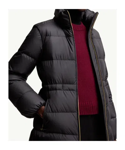 Moncler Brossette Short Down Jacket In Black