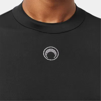 Marine Serre Moon Pattern T-shirt In Black