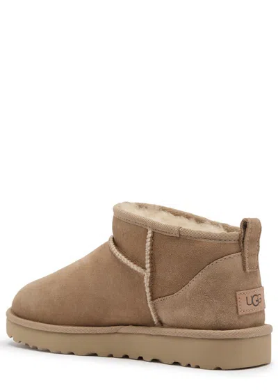 Ugg Classic Ultra Mini Suede Ankle Boots In Multi