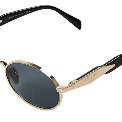Prada Round Sunglasses In Black