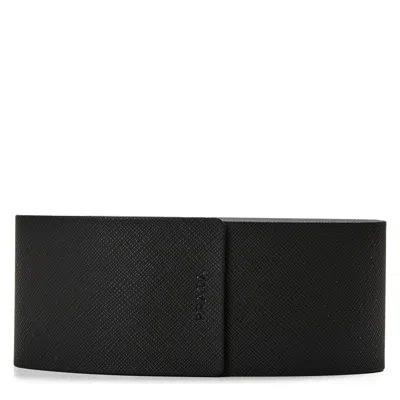 Prada Round Sunglasses In Black
