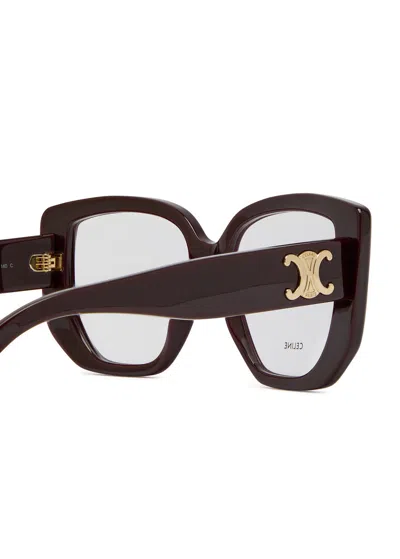 Celine Hexagon-frame Optical Glasses In White