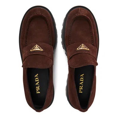 Prada Durable Cushioned Loafers In Multi