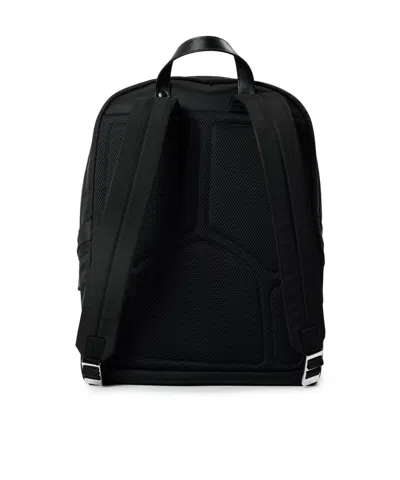 Prada Black Nylon Backpack In Black