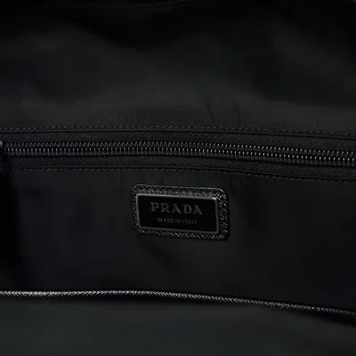 Prada Black Nylon Backpack In Black
