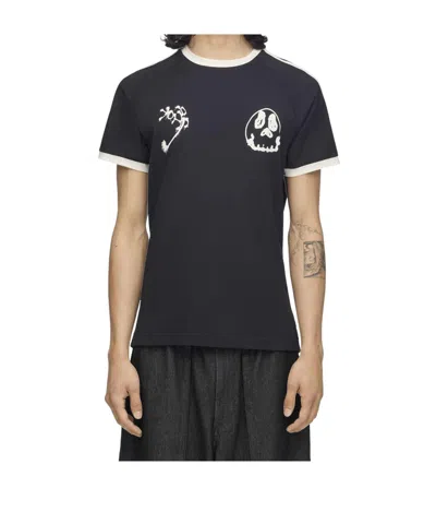 Y-3 Graphic Cotton Short-sleeve T-shirt In Red