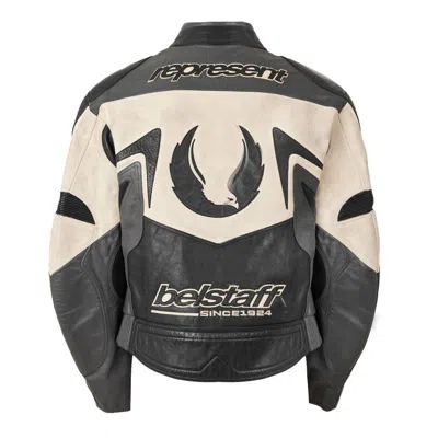 Represent Durable And Simple Leather Jacket In Multi