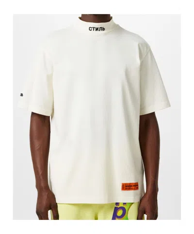 Heron Preston Short Sleeve T-shirt In White