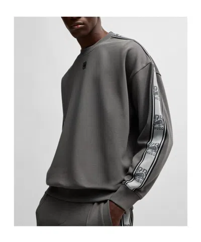 Hugo Boss Pure Cotton Comfortable Sweatshirt In Multi