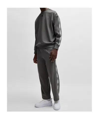 Hugo Boss Pure Cotton Comfortable Sweatshirt In Multi