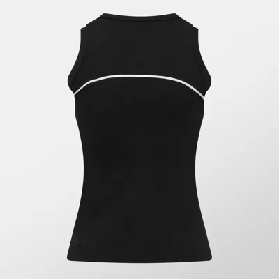 Off-white Seamless Vest In Black