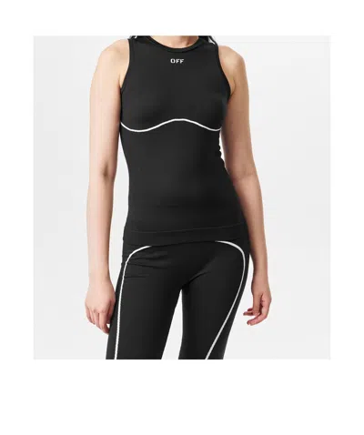 Off-white Seamless Vest In Black