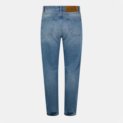 Off-white Straight Jeans In Blue
