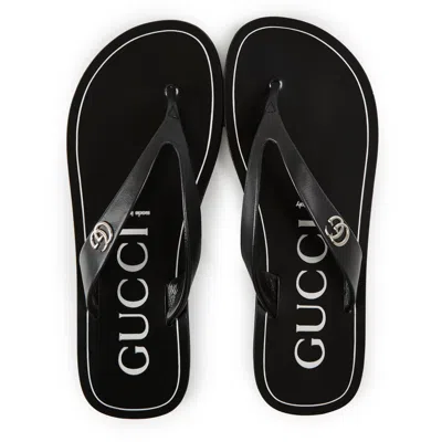Gucci Simple Flip-flops In Black