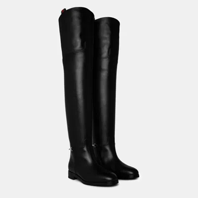 Gucci Over The Knee Boots In Multi