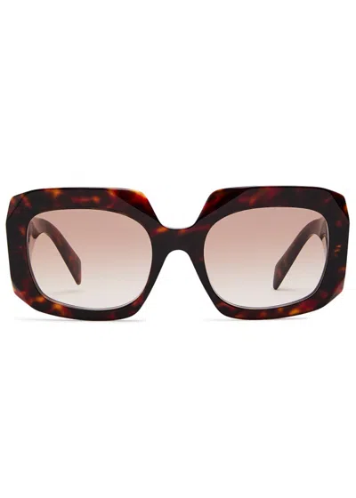 Prada Oversized Sunglasses In Black