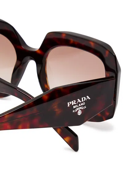 Prada Oversized Sunglasses In Black