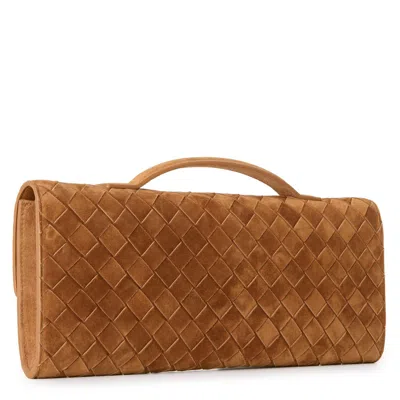 Bottega Veneta Solid Color Handbag In Pink