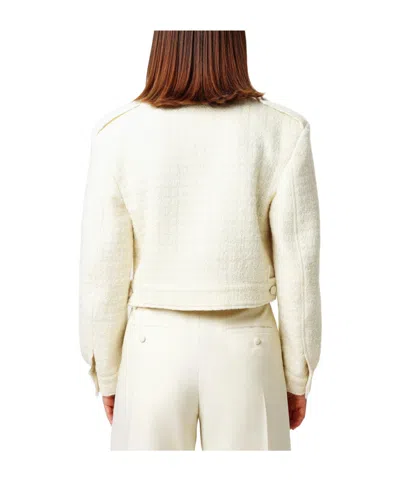 Givenchy Cropped Tweed Jacket In Neutral