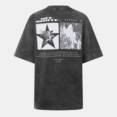 Off-white Short-sleeved T-shirt In Gray