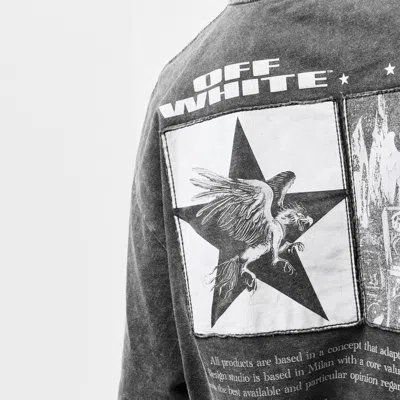 Off-white Short-sleeved T-shirt In Gray