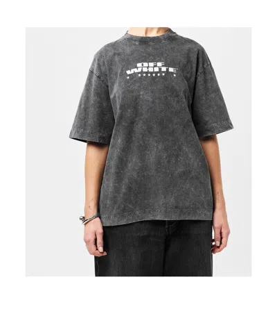 Off-white Short-sleeved T-shirt In Gray