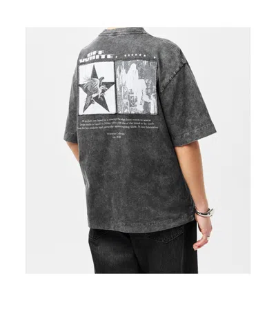 Off-white Short-sleeved T-shirt In Gray