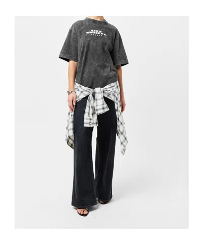 Off-white Short-sleeved T-shirt In Gray