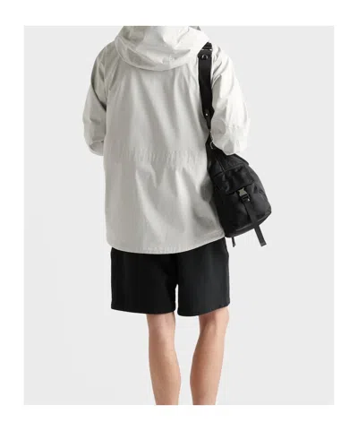 Prada Technical Fabric Jacket In Gray
