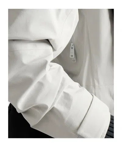 Prada Technical Fabric Jacket In Gray
