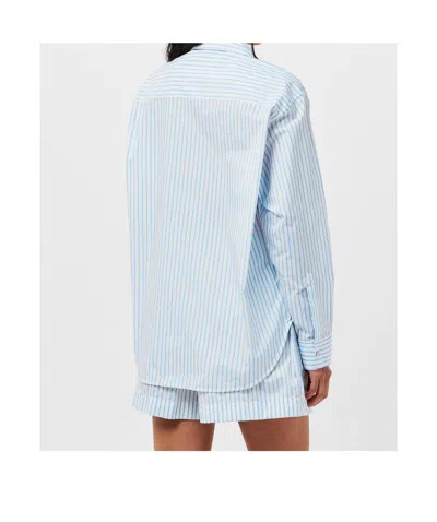 Moncler Stripe Long-sleeve Patterned Shirt In Multi