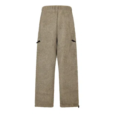 Essentials Fleece Drawstring Sweatpants In Brown