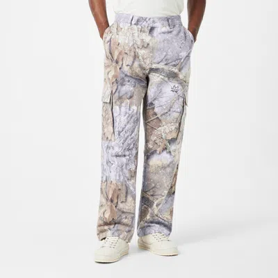 Represent Patterned Cargo Pants In Multi