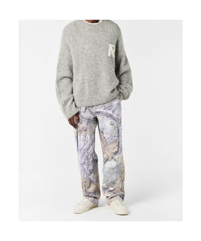 Represent Patterned Cargo Pants In Multi