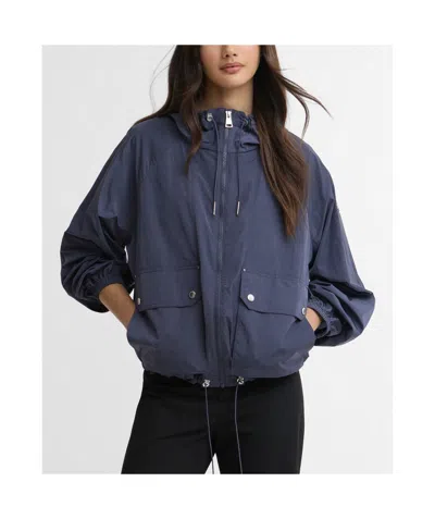 Barbour Rain Anorak Jacket In Black
