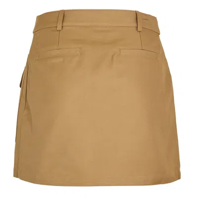 Casablanca Belt-loop Skirt In Brown