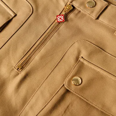 Casablanca Belt-loop Skirt In Brown
