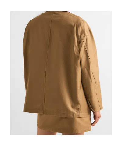 Casablanca Belt-loop Skirt In Brown