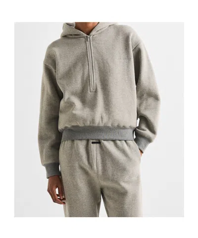 Essentials Half-zip Sweatshirt In Gray