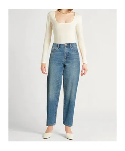 Tory Burch Denim Trousers In Blue