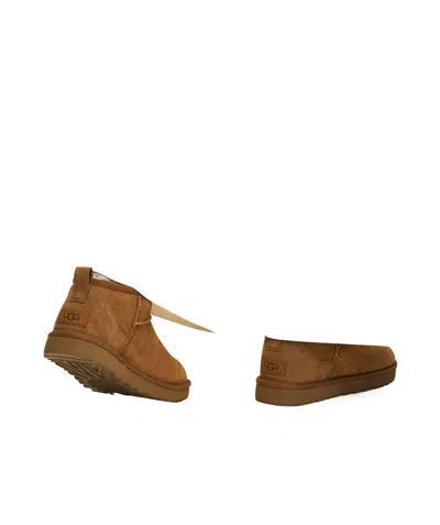 Ugg Chestnut Suede Ankle Boots In Brown