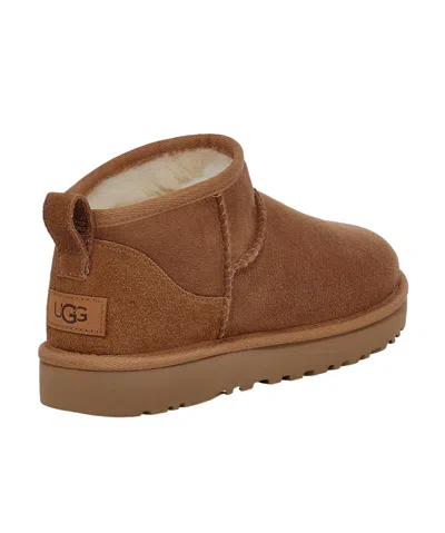 Ugg Chestnut Suede Ankle Boots In Brown