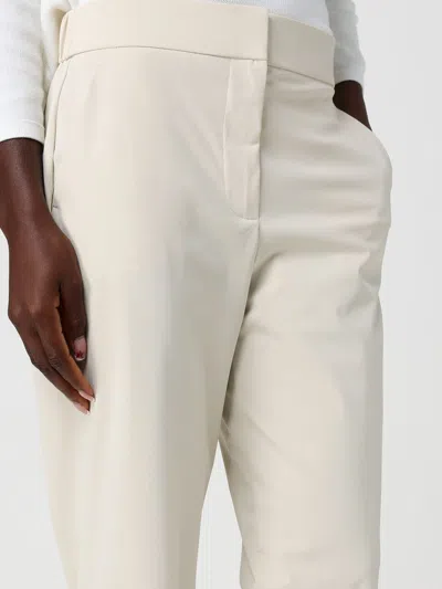 Max Mara Side Pocket Casual Pants In White