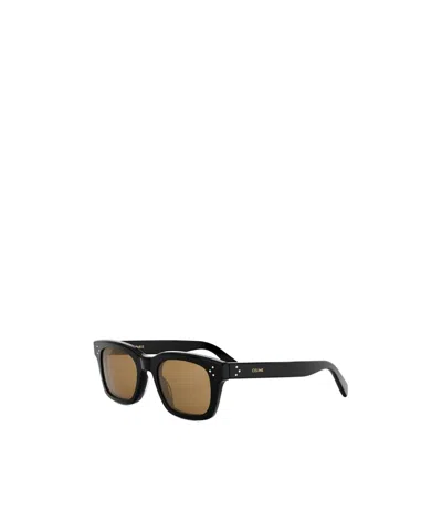 Celine 3 Dot Rectangle-frame Sunglasses In Multi