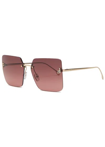Fendi Square-shaped Sunglasses In Multi