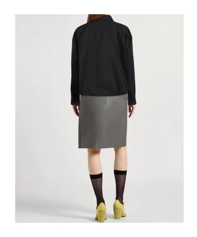 Balenciaga Solid Colour Shirts  Blouses In Black