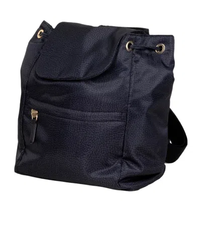 Borbonese O.p.s. Print Backpack In Blue