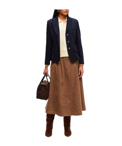 Max Mara Single-breasted Blazer In Multi